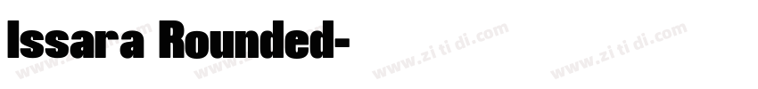 Issara Rounded字体转换